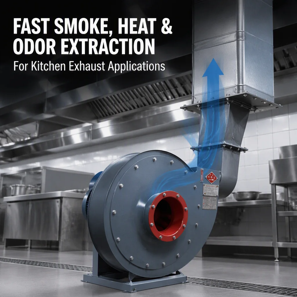 Corrosion-resistant High-pressure Centrifugal Ventilator - detail 2