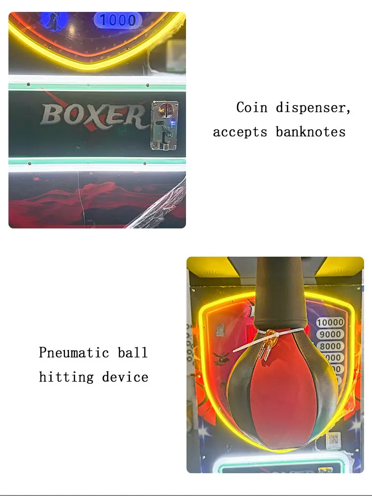 Funpark Customized Amusement Boxing Arcade Game Sports Gift Coin Operated Games Machines factory