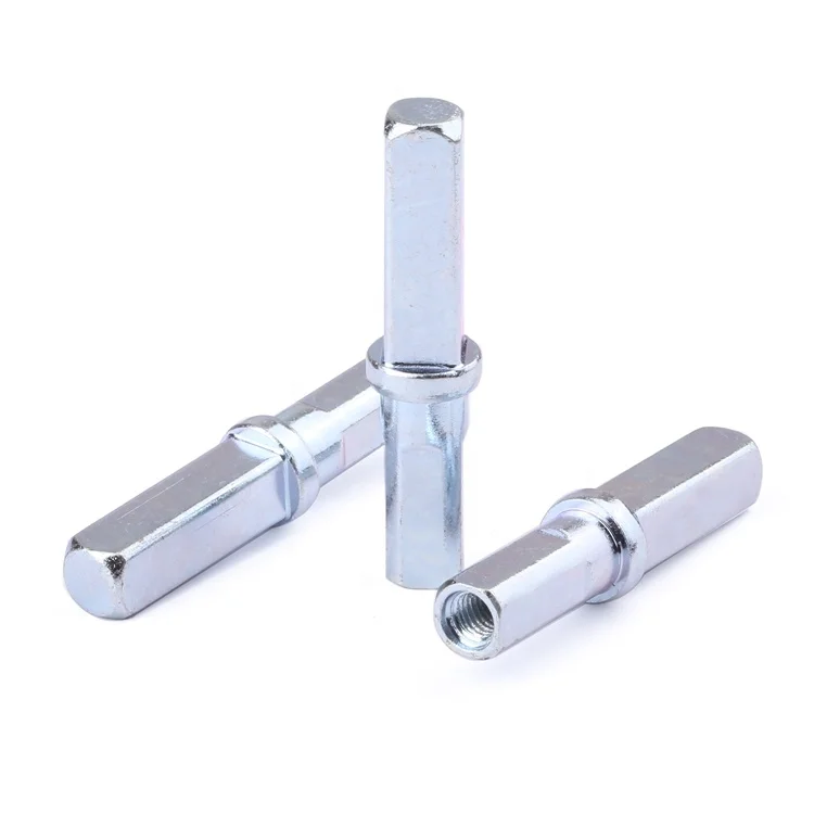 Customization fasteners square screw shaft internal thread door locks and handles for door lock