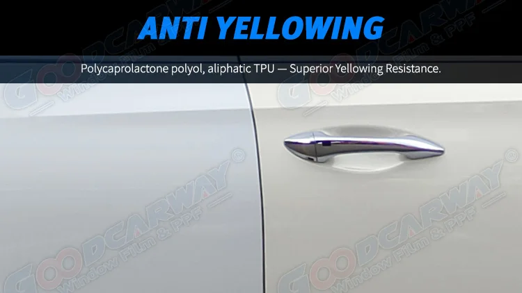 Sand Proof Color Changing Infrared Proof TPU Paint Protection Film with 10 Years Warranty and 1.52*15m Size
