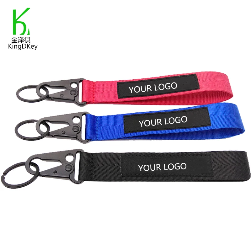 Дизайнерский шнурок для ключей, изготовленный на заказ, оптовая продажа, нейлоновый материал, бренд Jdm, пустые поставки ремешков