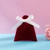 Burgundy white ribbon
