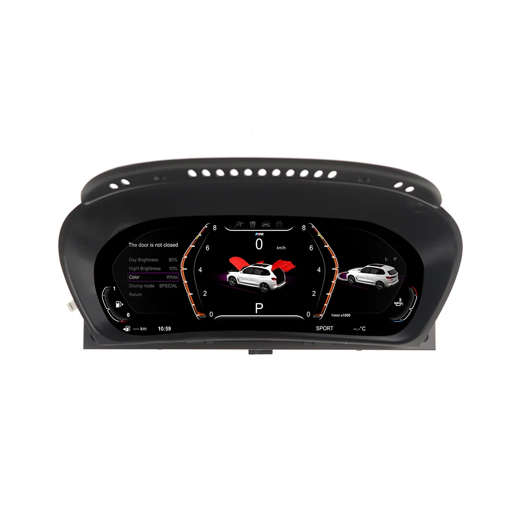 Car Odometer For BMW X5 X6 F15 F16 Digital Cluster Virtual Cockpit Car Multimedia Player Dashboard Speed Meter Screen - View #11