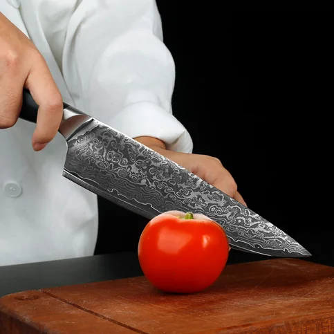 8 дюймов кованый vg10 67 слоев Японский стальной дамасский шеф-нож японский кухонный нож