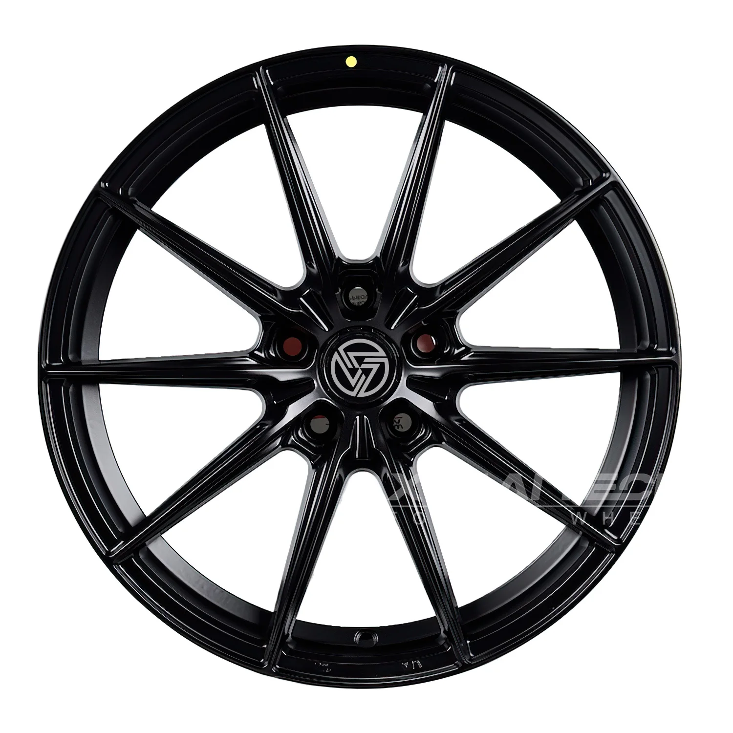 XL Gloss Black Finished 1-piece Custom Forged Wheel 5x120 5x112 5x114.3 17 18 19 20 21 22 23 Inch Deep Concave Wheel Rim - Image 3