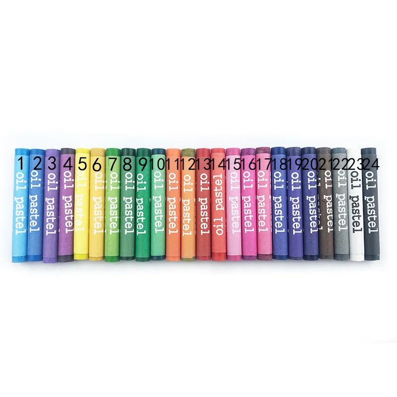 Non-Toxic Promotional 6 8 12 24 Pack Crayons Art Colorful Set Colors  Washable Crayons Kids Pastel Fragrance Crayon - China Oil Pastel, Wax