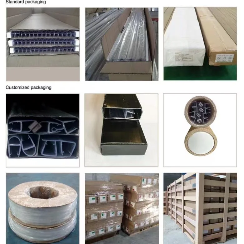 Hot Sale Plastic PVC Sealing Shower Glass Door Waterproof  Strips supplier