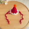 sombrero de helado rojo