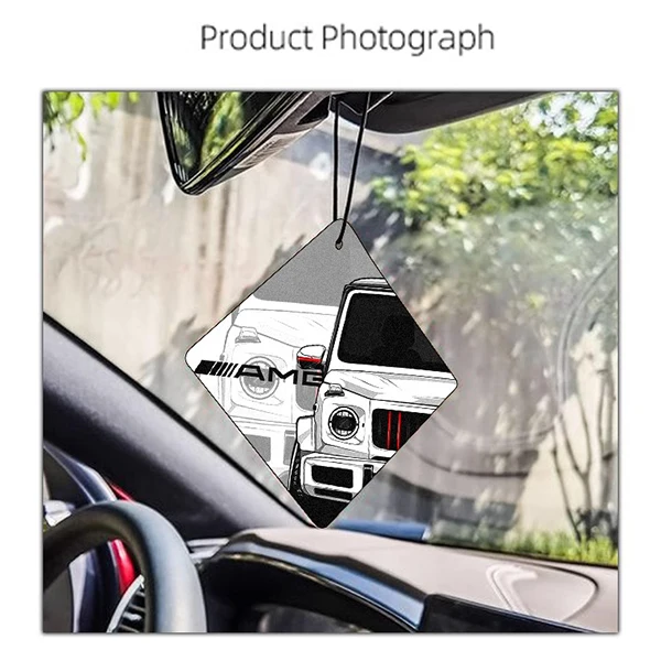 Customized Logo All Scents Refresh Paper Car Air Freshener Luxury