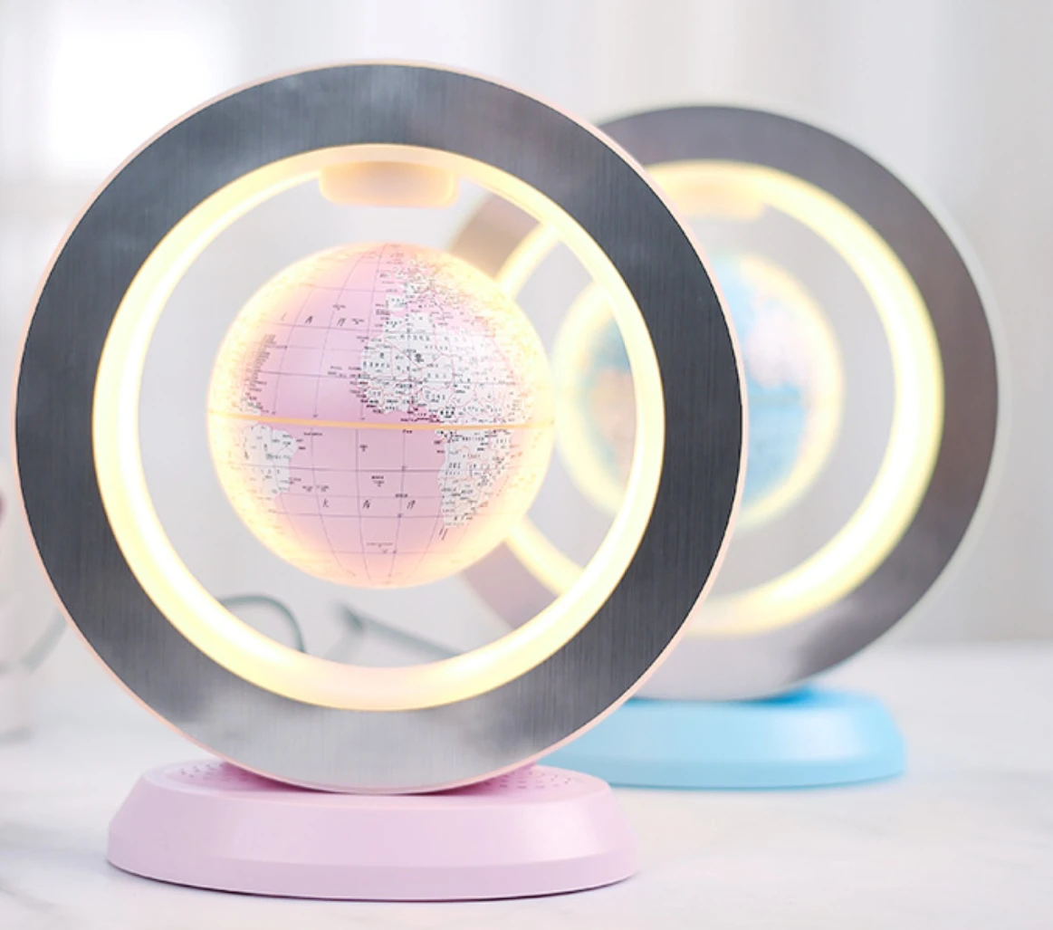 Hotsale Magnetic Floating World Rotating Globe with bluetooth Speaker for Gift Creative