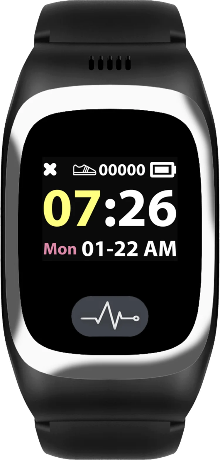 Emergency Call Button GPS Smart Watch GSM Mobile Phone With Body Temperature Monitoring for Elderly