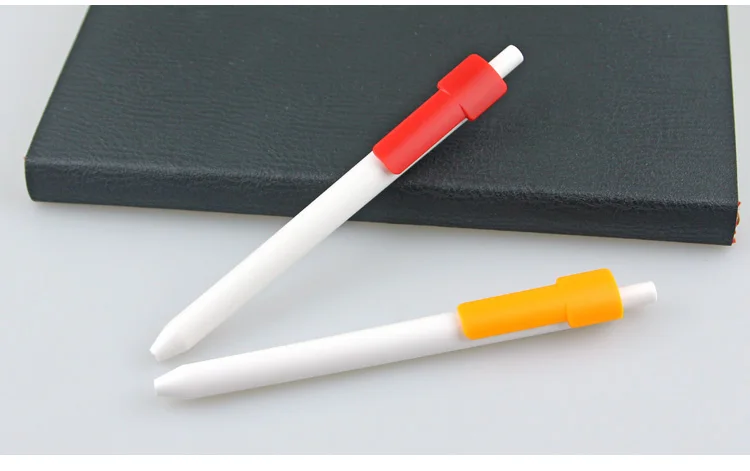 Retractable Rainbow Gel Pen 0.5mm Black Ink With Custom Logo_voghion.com