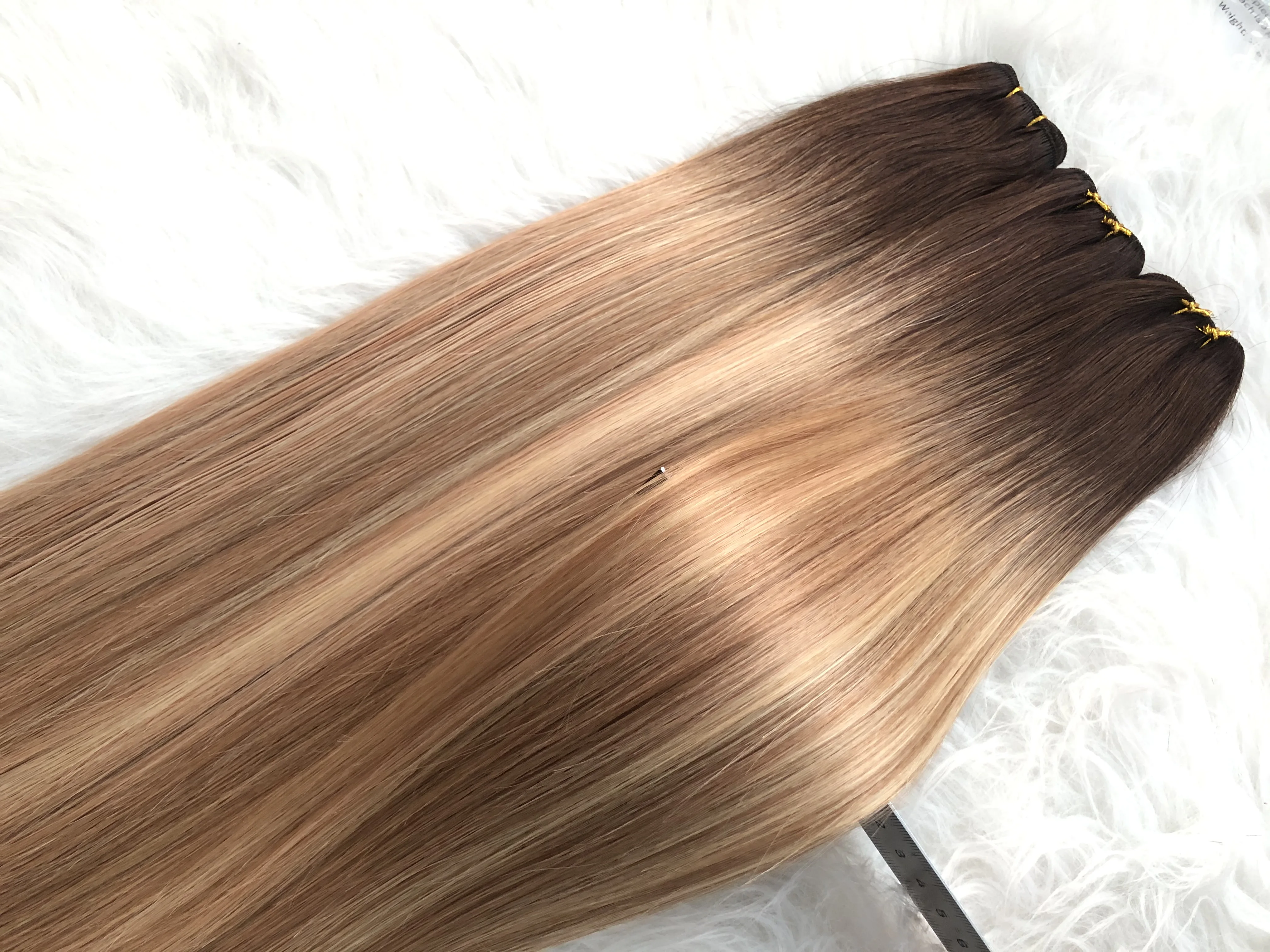 Beauty Hair European Double Drawn Remy Human Hair Extension,Real Remi  Ponytail Human Weft Hair Extensions - Buy Ponytail Human Weft Hair  Extensions,Real Remi Ponytail Human Weft Hair Extensions,Beauty Hair  European Double Drawn