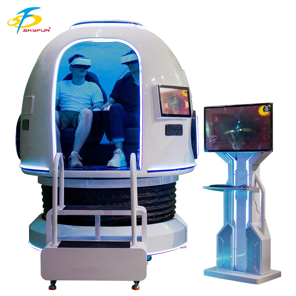 VRNO.1 New Fun Space Capsule Outer Space Play Simulation 2 Seats Cruise Simulator 9D VR Space Capsule
