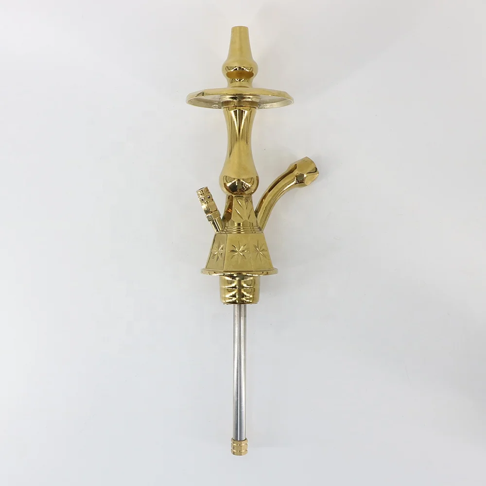 High Quality Golden Color Factory Made Egyptian Khalil Mamoon Hookah Wholesale Cheap Price KM Hookah