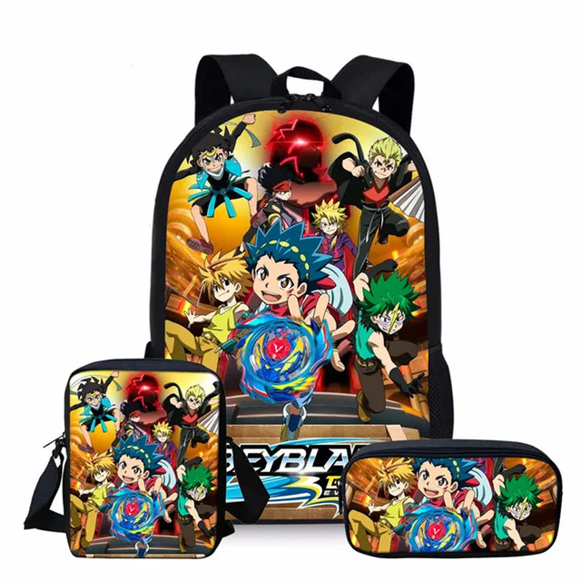 Mochila Game Anime Beyblade Burst Print School Bag Sets Teenager Boys Cool  Cartoon Kids Schoolbags Children Bookbags - Buy Game Anime Beyblade Burst  Print School Bag Sets Teenager Boys Cool Cartoon Kids