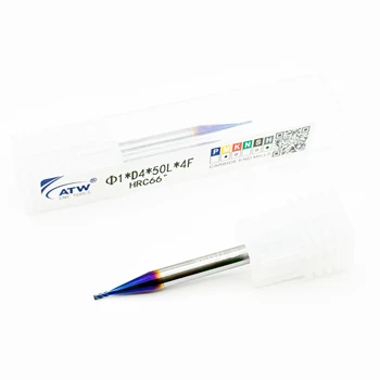 Solid Carbide 4 Flutes End Mill Carbide Cnc Square End Mills Carbide End Mill for Mold and Steel