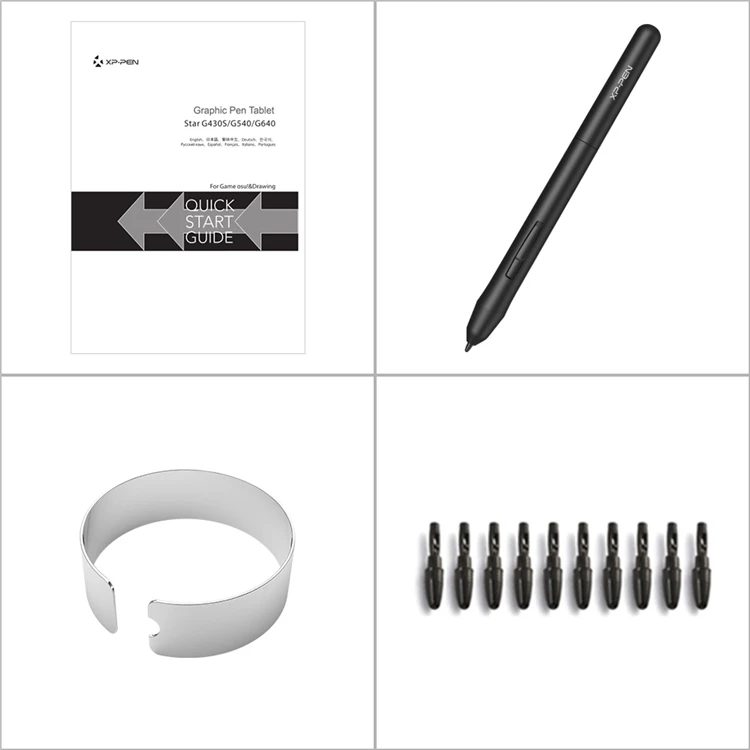 Graphic Tablet XP-PEN Star G430S Tableta Grafica Cheap Price Pen Pad Digital Battery-Free Stylus Other Computer Accessories