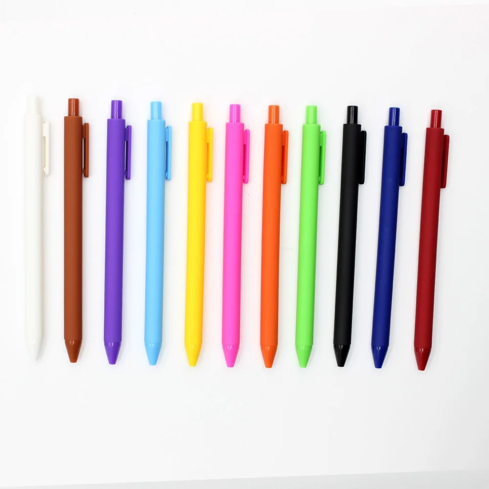 Gel Pen With Macaron Design And Retractable Mechanism Black Ink_voghion.com