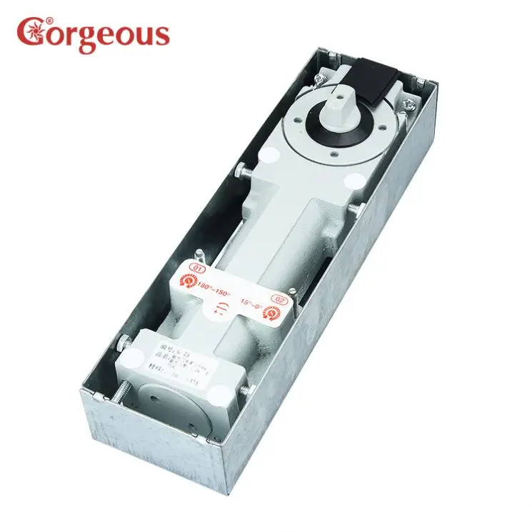 Gorgeous 75 hydraulic floor mounted hinge accessories concealed floor spring pivot frameless glass door closer for 150kg door