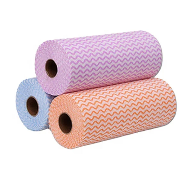 BLF Reusable Custom Logo Disposable Nonwoven Washable Cloths Kitchen Cleaning Cloth