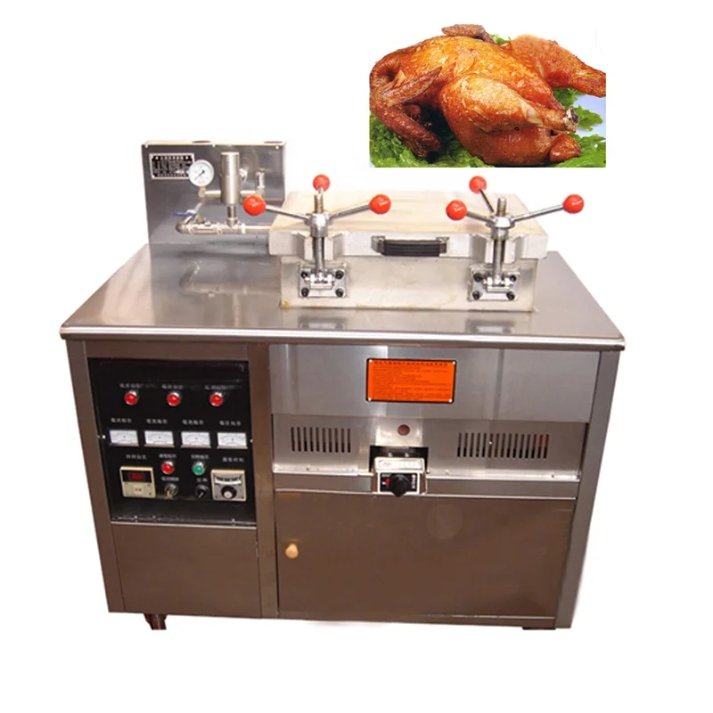 Low Price Chicken Brosted Machine High Pressure Fryer Machine KFC Fried Chicken Broast Frying Machine Safe Restaurant Equipment