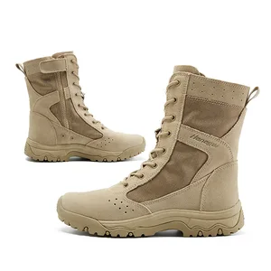Factory Customized Wholesale Suede Leather Breathable Light Weight Summer Desert Boot