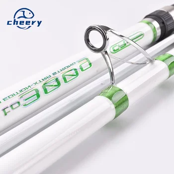 4.2m Carbon Fiber Three-Section Telescopic Beach Long-Casting Fishing Rod 300g Bait Weight Medium Hardness EVA Surf Rod – Hard Lure – view 2
