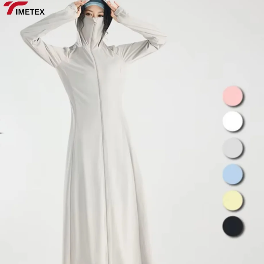 TIMETEX  Summer Cycling Sports Jacket  Anti-UV Cover-Up with Wrinkle Fashion Element Breathable Sun Protection Clothing
