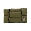 Silk cotton military green
