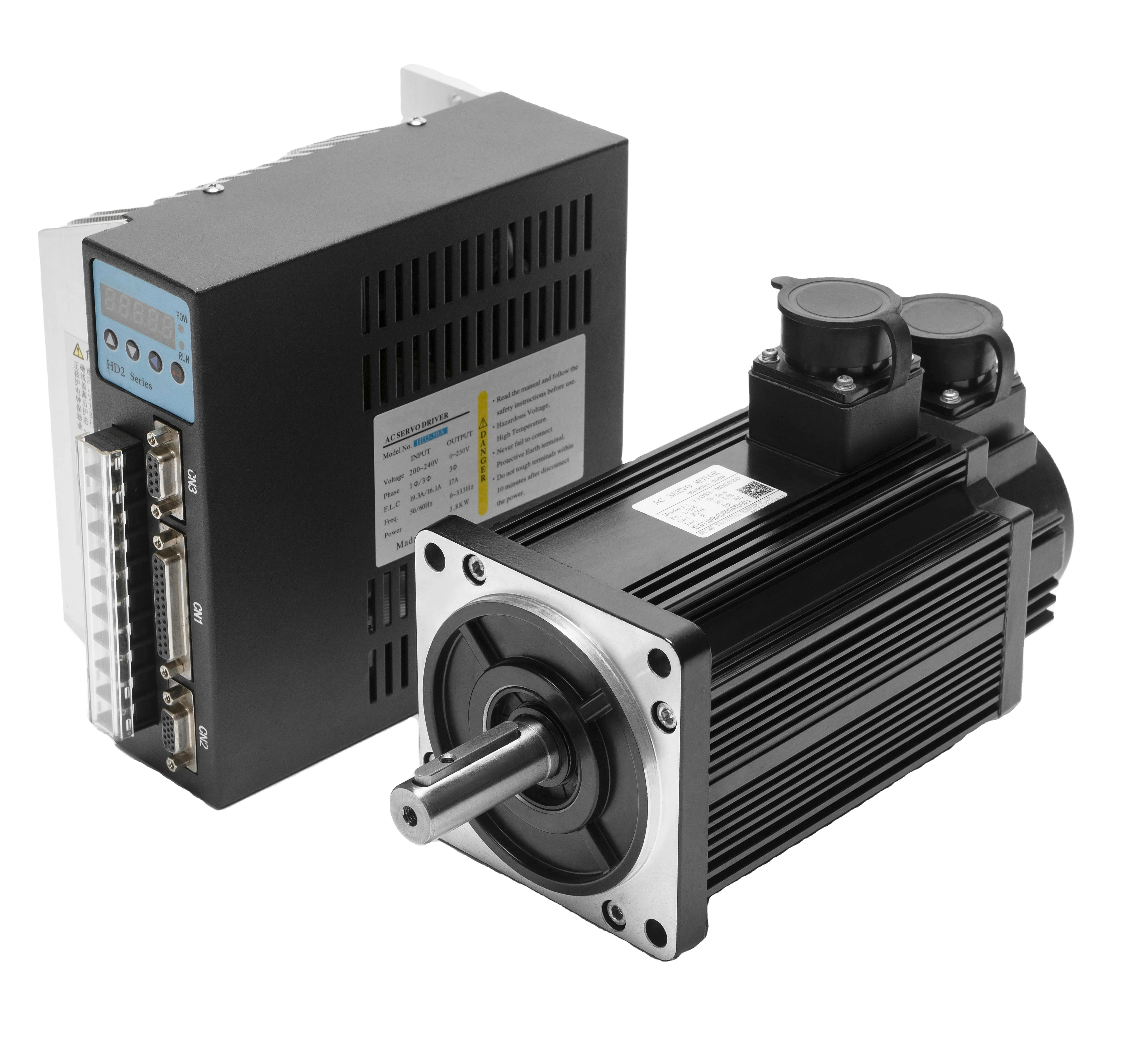 2000W Brushless Robot Arm Servo Motor Gearbox with Drive for Injection Molding Waterproof Smart Home Fan Motor