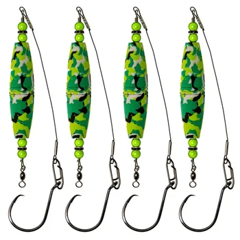 Cross-border 3 Inch High Visibility EVA Foam Float with Hook, 4PCS Stainless Steel Wire Float Fishing Line Kit – Hooks – view 4