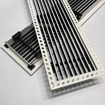 Customized Size High-performance Pre-Embedded Air Conditioning Vent Cover Aluminum Linear Slot Diffuser