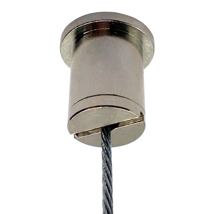 Factory Direct Brass Wire Rope Suspended Ceiling Accessories Wire Rope Clip for Drop Ceiling Lights
