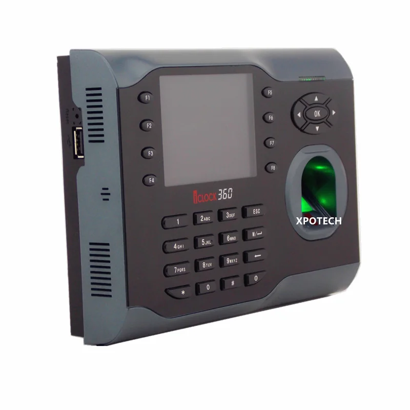 IClock360 Biometric Fingerprint Time Attendance Machine Price Time Clock Check in and Check Out with ADMS Function Optional