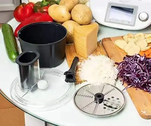 Coupe-Légumes Multifonction Pour Thermomix TM5 TM6 TM31 - Spiraliseur, Trancheuse - En ABS Et Acier Inoxydable