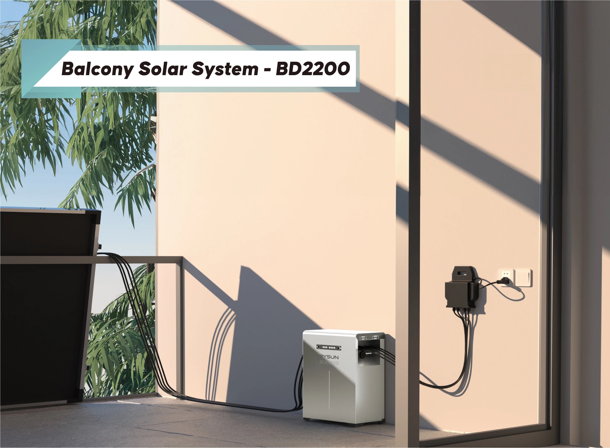 Balcony Solar Storage System factory