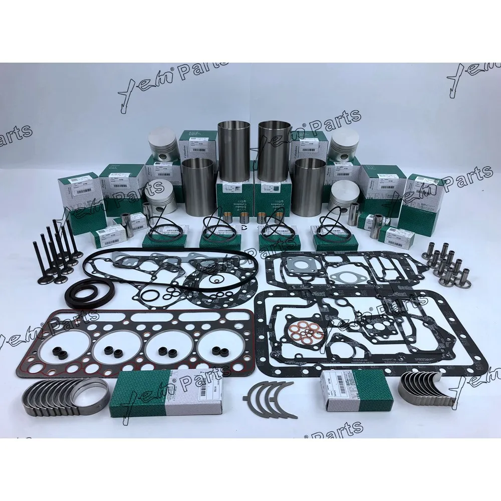 V1702 Overhaul Kit With Valves for Kubota Diesel Spare Part 2