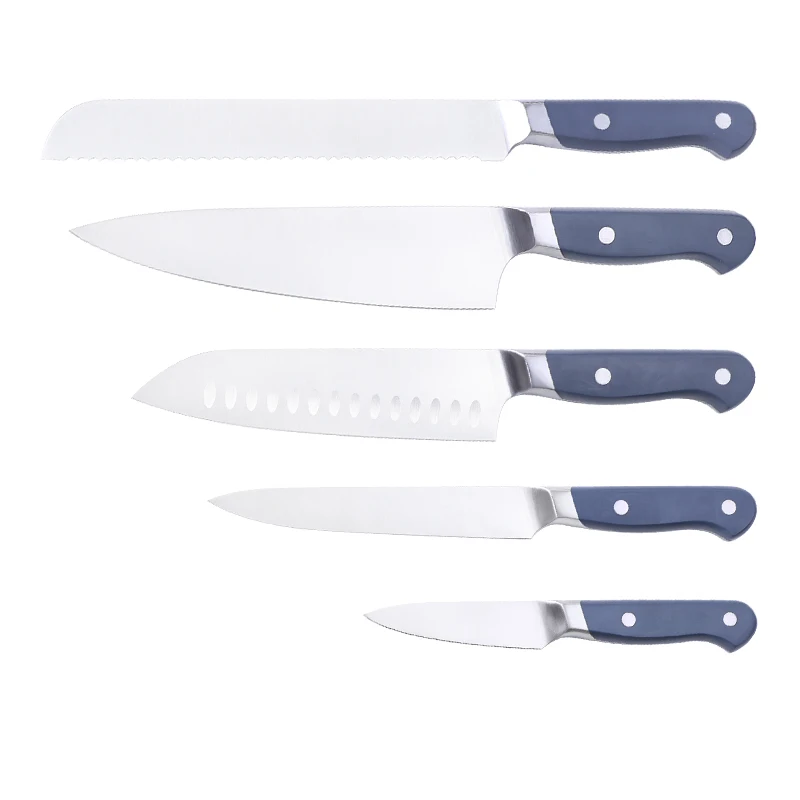 Set De Cuchillos 5 Pieces High Carbon German 1.4116 Stainless Steel ...