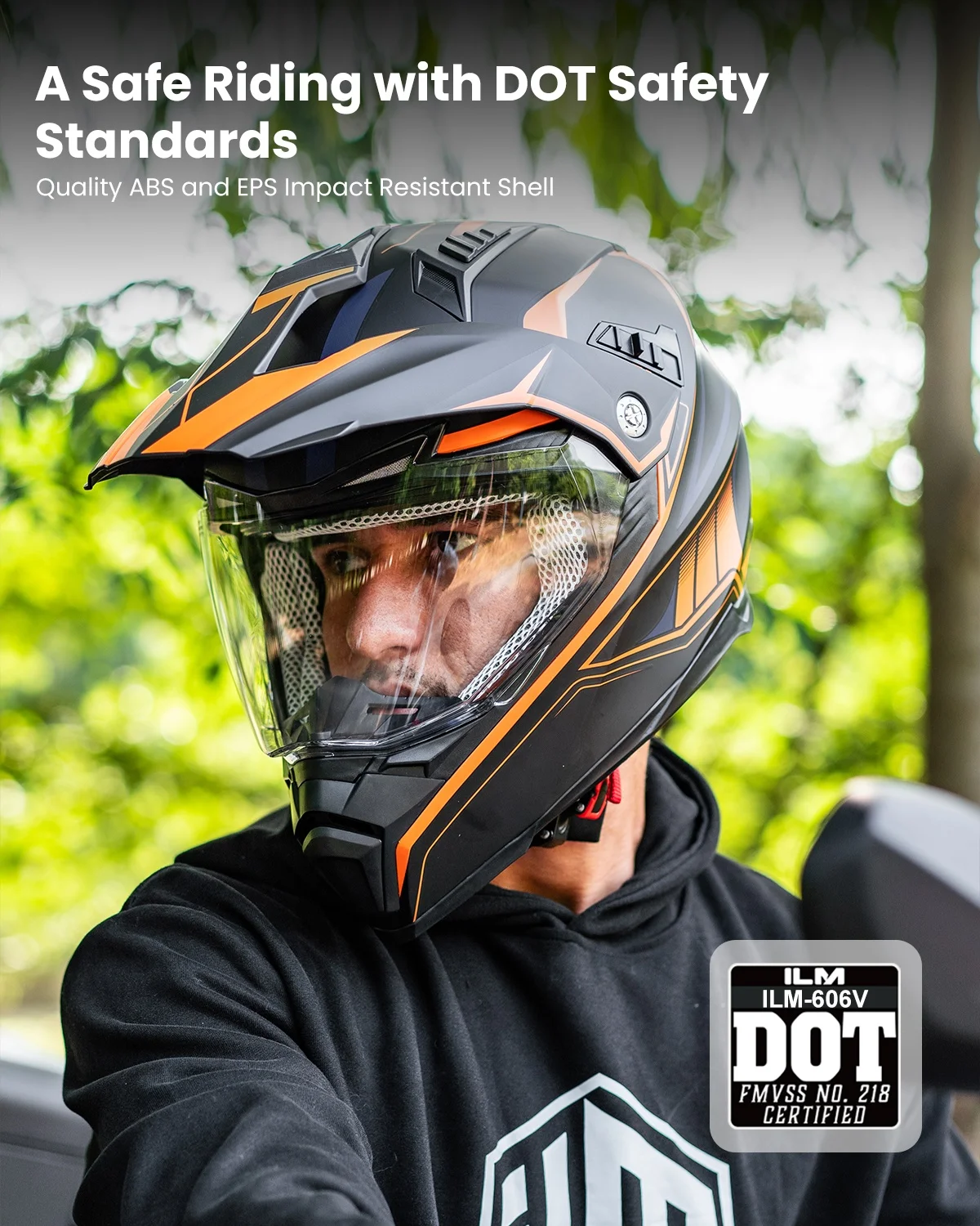 Adventure Motorcycle Helmets Best Off Roading Helmets ILM 606V