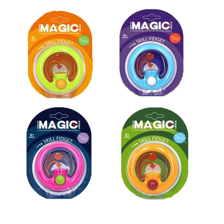 Jinying Wholesale Infinite Magic Circle Decompression Speed Bead Toys for Kids New Fidget Toys