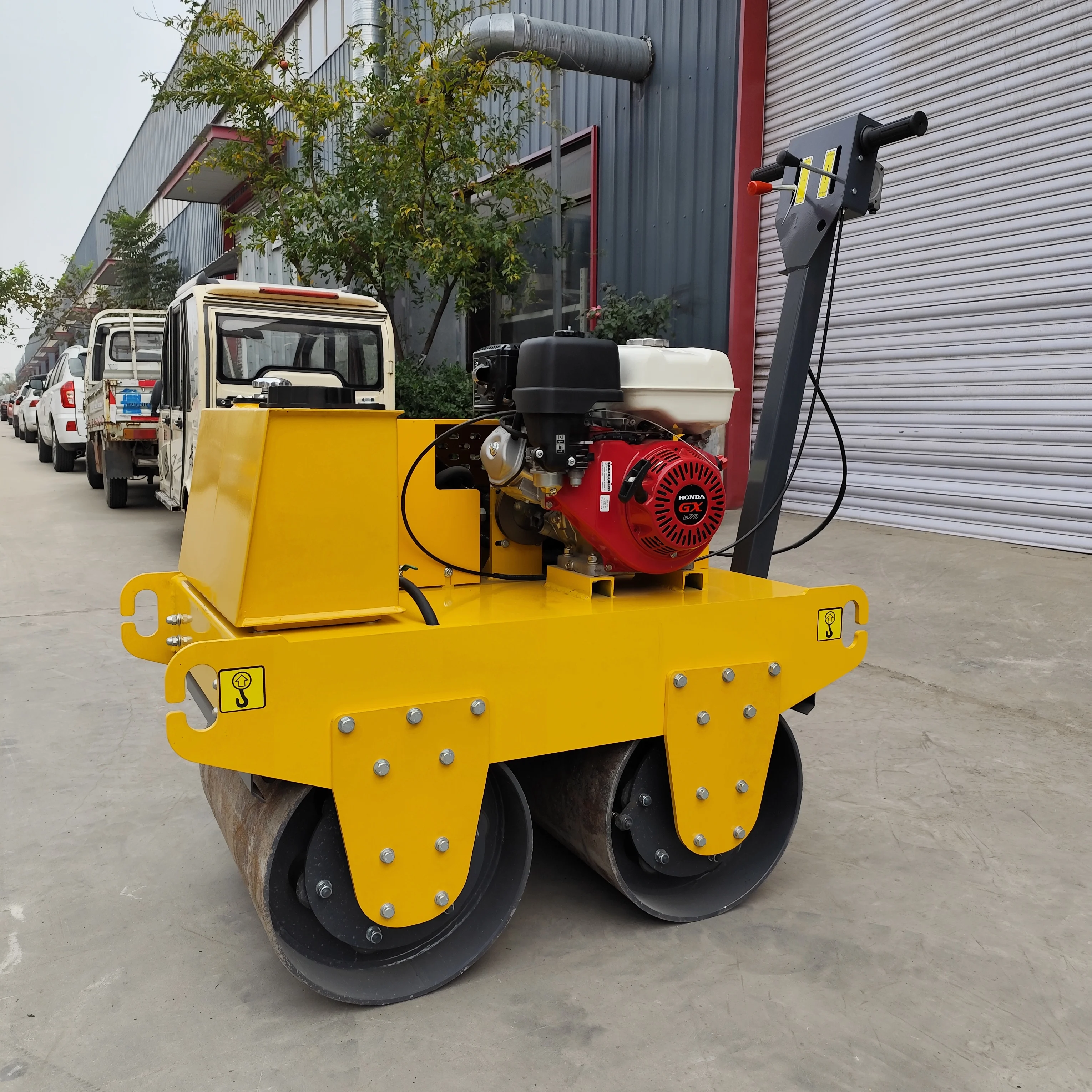 Road Roller Portable Tandem Small Compactor Two Wheel