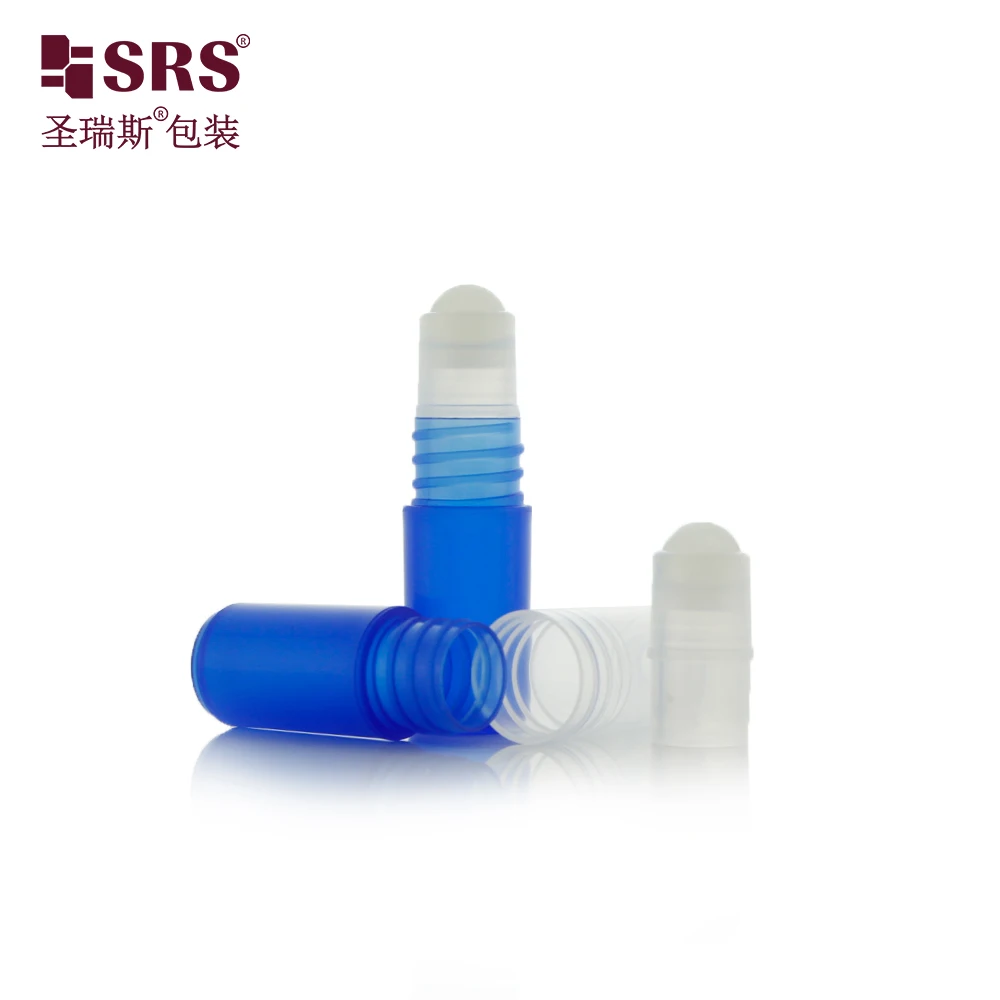 SRS Factory Customization Plastic Unique Design Plastic Roller Ball Container 3ml Bottle Roll On
