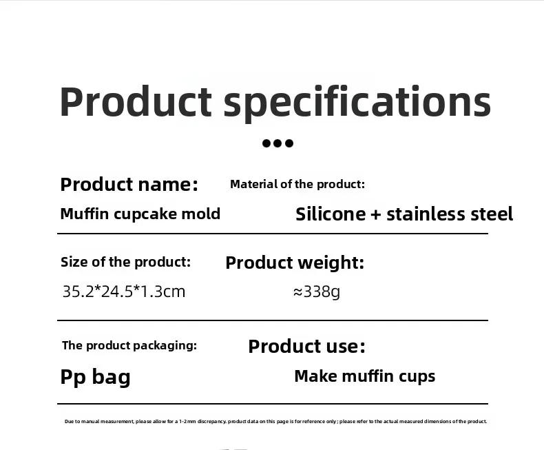 Silicone Muffin Cup Mold with Frame 12 Round Cake Baking Plate Oven Baking Mold Pudding Jelly Mold Non-Stick Reusable manufacture