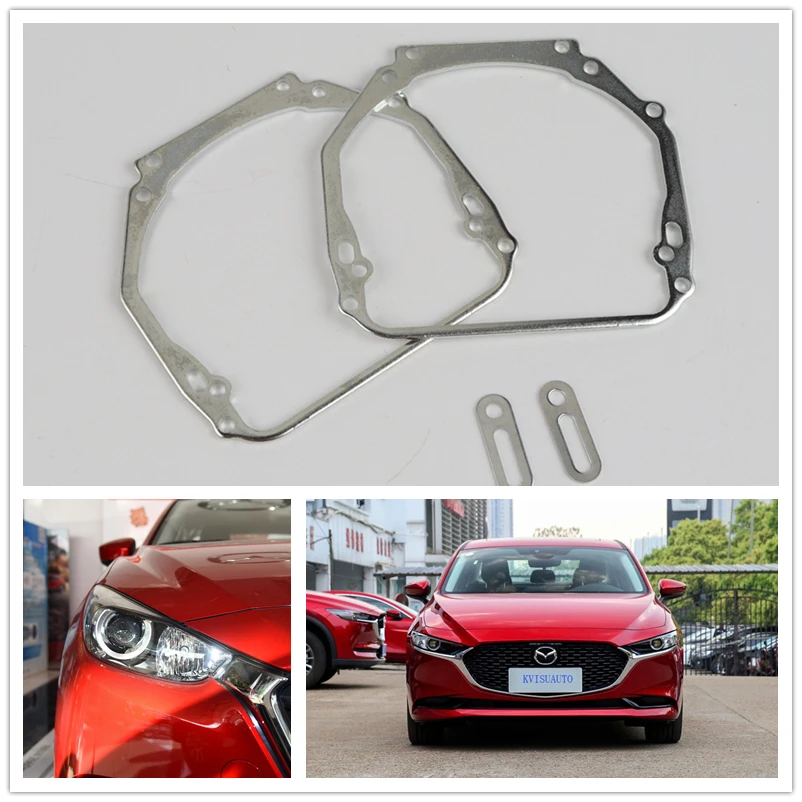 CQL 3 Inch Projector Retrofit Frame Adapter Module DIY Bracket Holder for Mazda 3 Axela Hella 3/ 5 Bi Xenon Koito Projector Lens