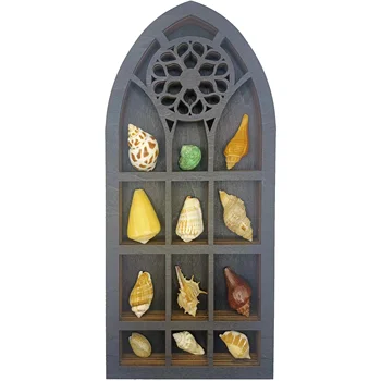 Antique collection display frame wall decoration collection frame family autumn decoration Wooden ornaments handicrafts