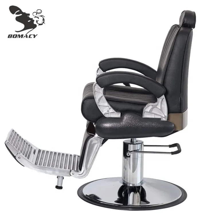 Black Simple Business Design Modern Classic Barbershop Furniture Barber Chair