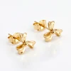 18K yellow windmill earrings