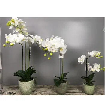 Artificial flower small orchid bonsai for home decoration