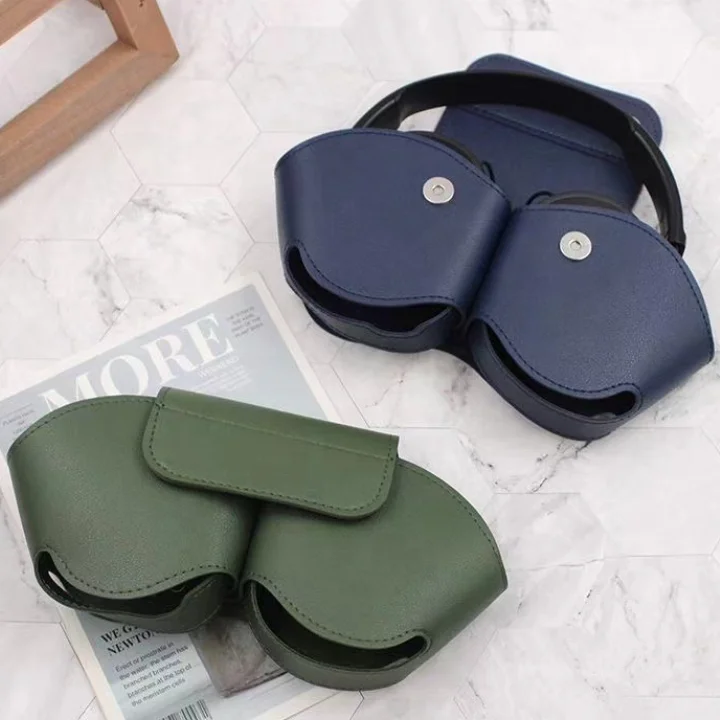 Защитный кожаный чехол для наушников